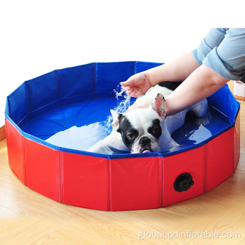 Plastic Dog Pool 120cm Foldable Large Dog Pool Pet Bath Tub Manufactory